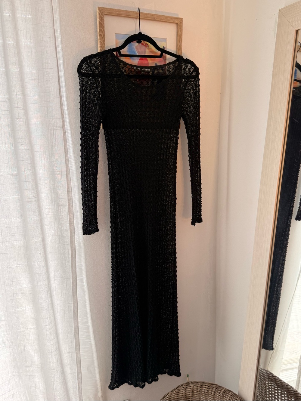 Rare Vintage Betsey Johnson Lace Crochet Dress - Picture 8 of 9